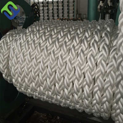Nylon Mooring 8 Strands เส้นผ่านศูนย์กลางเชือกถักเปีย 30mm-200mm