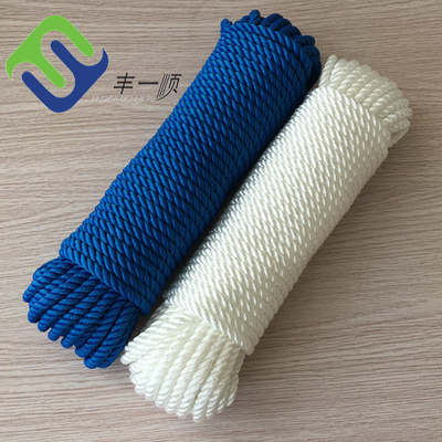 3 Strand Twisted Nylon Polyamide Marine Mooring Rope เรือยอทช์เชือก