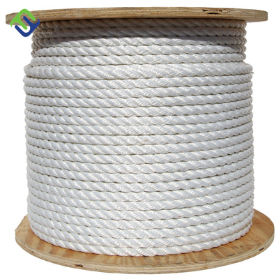 3 Strand Twisted Nylon Polyamide Marine Mooring Rope เรือยอทช์เชือก
