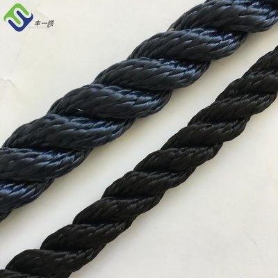 3 Strand Twisted Nylon Polyamide Marine Mooring Rope เรือยอทช์เชือก