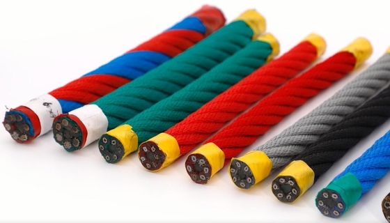 สนามเด็กเล่นเว็บเชือกแบบผสมผสาน Climbing Net Anti UV พร้อมแกนเหล็ก