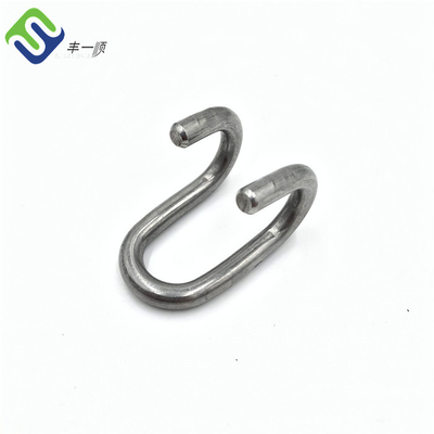 สนามเด็กเล่นสแตนเลสสตีลฟิตติ้งเชือก 16mm Double Hook Connector