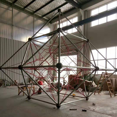 ขนาดที่กำหนดเอง Spider Net Rope Climbing Net สำหรับสนามเด็กเล่น