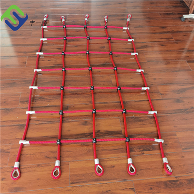 ขนาดที่กำหนดเอง Spider Net Rope Climbing Net สำหรับสนามเด็กเล่น