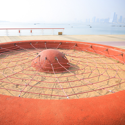 ขนาดที่กำหนดเอง Spider Net Rope Climbing Net สำหรับสนามเด็กเล่น