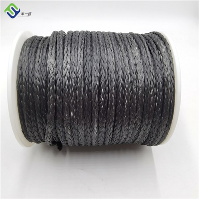 12 Strand SK75 เชือกกว้าน UHMWPE สังเคราะห์ 14mm 100m