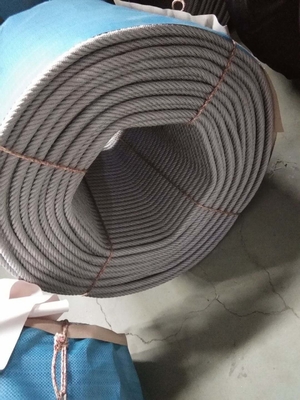 4 หรือ 6 Strand Twisted Polyester Steel Wire Core รวมเชือกสำหรับ Hammock Swing