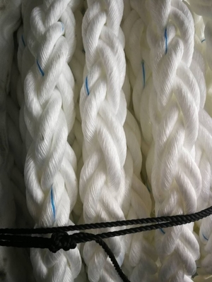 เชือกผูกเรือเดินทะเล PP Polypropylene 8 Strand สีขาว