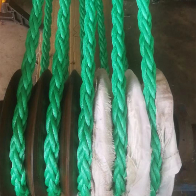 44mmx500m 8 Strand Deep Sea รวมเชือก Grapnel Streaming Ropes